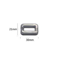 Акриловая нескользящая матовая цепочка, овальная форма, для очков и масок GB124