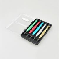 Набор из 5 отвёрток для ремонта очков - шлицевые, пятигранные, крестовые