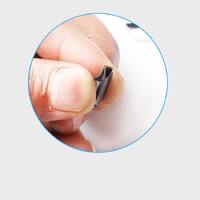 Носоупор силиконовый, 9-11*17-18 мм