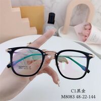 Hybrid frame, metal + TR90, with Blue Block coating SANTA M8083