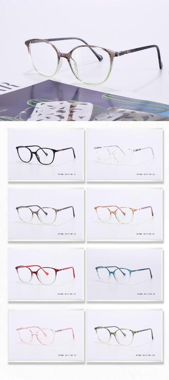 Plastic TR90 frame for women with spring hinges SY1066-DA