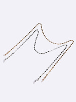 Акриловая цепочка для очков черного цвета GM067