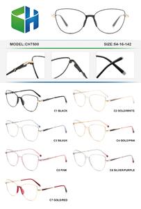 Metal frame with soft nose pad and spring hinges CH7500-DA