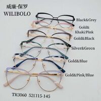 Metal + TR90 ultrathin women's frames with spring hinges Wilibolo TR3060