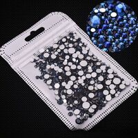 Набор страз с плоским дном для украшения оправ и очков, 39 цветов, PD0006