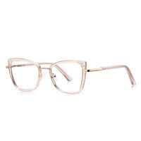 Metal + TR90 Blue Blocker glasses frame for women with UV and blue light protection lenses More FCS3148