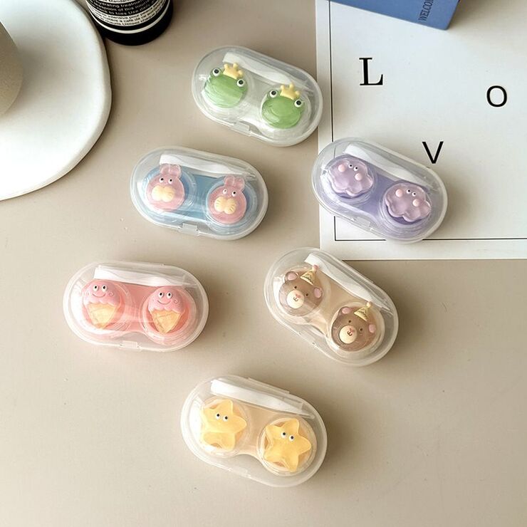 Мини-набор для мягких контактных линз PP-X66透云彩青蛙星