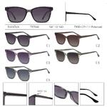 Polarized TR90+CP plastic sunglasses with spring hinges Rianova R7046