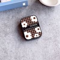 Набор для мягких контактных линз  XY5048黑盒咖盒花图