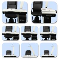 Ophthalmologist workstation, combined table + chair CS-700/CS-700B, tabletop 1960*470 mm