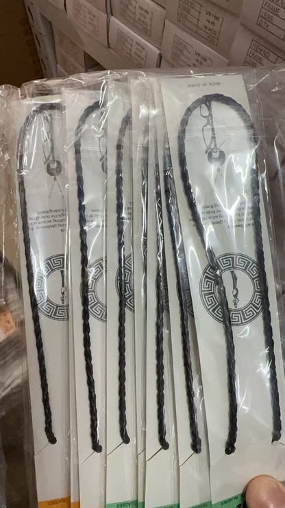 Шнурок плетёный из искусственной кожи для очков CL008-4