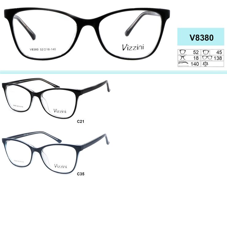 Plastic frames for glasses VIZZINI V8380