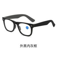 Plastic glasses for reading, with Blue ray cut protection, diopters from +0.00 to +4.00, RMC=62-64, KY003多焦点
