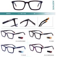 Plastic frames for glasses, acetate material Big City G18117