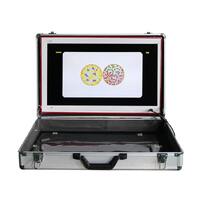 Portable auto chart projector 21.5'' with compartment for trial lens set