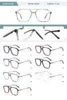 Plastic acetate frame for men with spring hinges B2225-DA