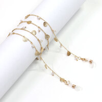 Металлическая цепочка для очков со стразами GL1063