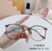 Hybrid frame, metal + TR90, with Blue Block coating SANTA M8080