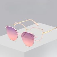 Metal Blue Ray Cut protection frame + magnet sunshade clip-on 7002-GT