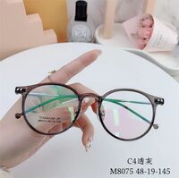 Hybrid frame, metal + TR90, with Blue Block coating SANTA M8075