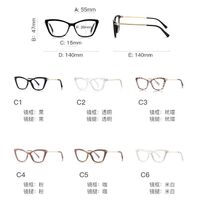 Plastic TR90 frames for glasses for women with UV and Blue Ray Cut protection FOCUS FCS2241