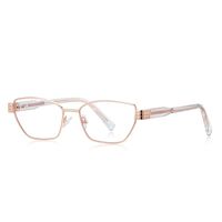 Metal + TR90 plastic Blue Blocker glasses frame for women with UV and blue light protection lenses More FCS3161