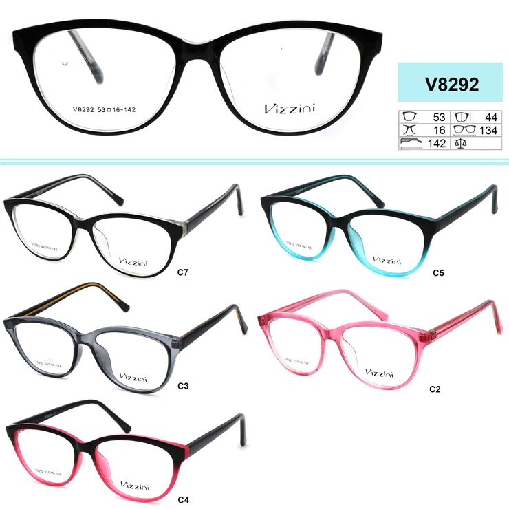 Plastic frame eyeglass VIZZINI V8292