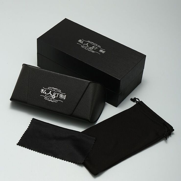 Sunglasses and eyeglasses hard shell case + extra kit AL001