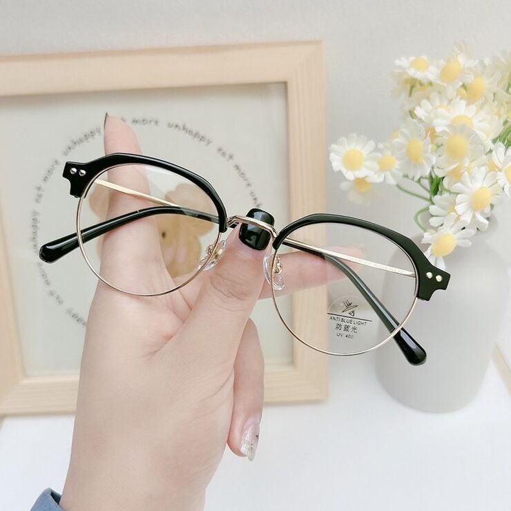 Оправа комбинированная (металл + TR90) с линзами Blue Ray Cut MAMO S11977