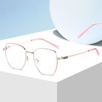 Metal glasses with blue light and UV protection 9656-3-GT