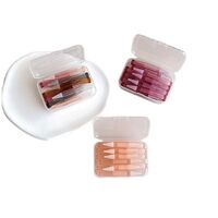 Комплект из 10 штук мини-наборов для мягких контактных линз - пинцет JM夹十个装透明