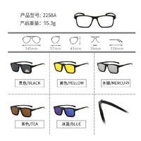 Оправы El Dorado с комплектом поляризационных солнцезащитных насадок на магните 2258A