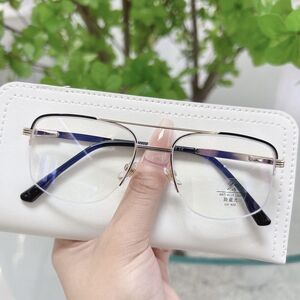 Оправа комбинированная (металл + TR90) с линзами Blue Ray Cut и флексами MAMO F99061