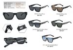 Polarized plastic TR90 sunglasses for men Leke SK3050