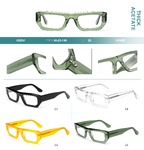 Оправа пластиковая из плотного ацетата Big City H2857