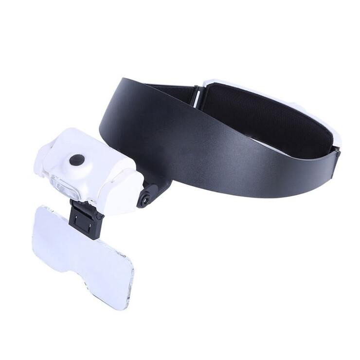 Binocular magnifier with backlight 82000J, magnification 1 / 1.5 / 2 / 2.5 / 3.5