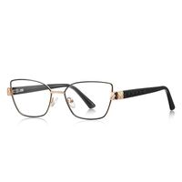 Оправа женская металлическая + пластик TR90, линзы-блюблокеры с защитой от ультрафиолета и синего света More FCS3167