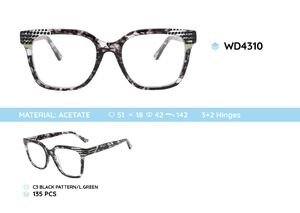 Plastic acetate eyeglasses frame WD4310