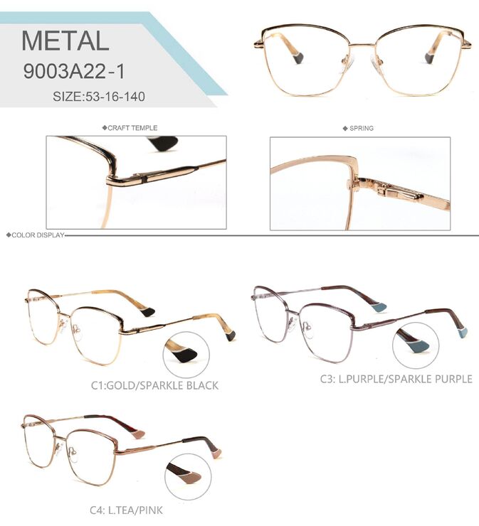 Metal frames for glasses Big City 9003A22-1