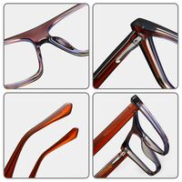 TR90 plastic frame or glasses with blue light protection, with spring hinges FA87251