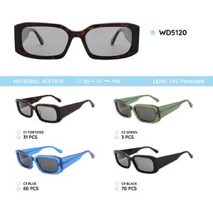 Plastic acetate frame polarized sunglasses WD5120