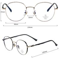 Оправа металлическая с линзами Blue Ray Cut MAMO F99006