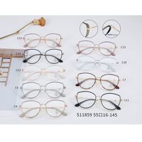 Оправа комбинированная (металл + TR90) с линзами Blue Ray Cut и флексами MAMO S11859