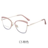 Combined frame (metal + TR90) or glasses with blue light protection, with spring hinges FA87105