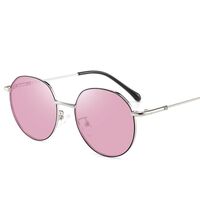 Очки металлические фотохромные с защитой от синего света 9686-GT