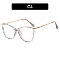 Combined (plastic+metal) glasses with blue light protection for women 8029-PN