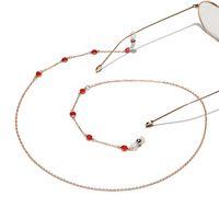 Glasses chain with leaves GL1241