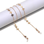 Glasses chain with hollow fans GL1356