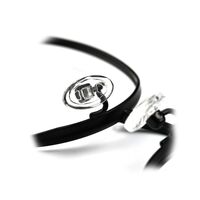 Silicone nose pad for glasses CY005, CY006, CY007, CY008 almond-shaped universal, right+left, size 12*7/15*8 mm, for screw and latch