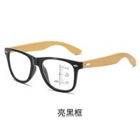 Bamboo glasses for reading, with Blue ray cut protection, multifocal, diopters from +1.00 to +4.00, RMC=62-64, KY317毛竹多焦点